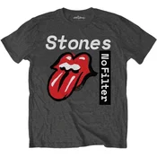 The Rolling Stones Majica No Filter Text Unisex Charcoal Grey M