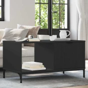 vidaXL Klubska miza Črna 90 x 49 x 46 cm Konstruiran les