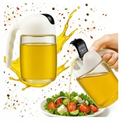 shumee 300 ml stekleni dozirnik z ročajem za olje, kis, olivno olje in začimbe