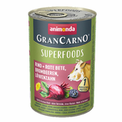 Animonda GranCarno Superfoods - govedina + rdeča pesa 400g