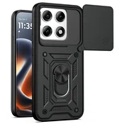 GS Oklepni ovitek za Motorola Edge 70 Pro, CamShield Slide, črn