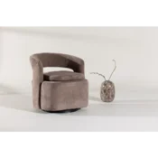 Venture Design Fotelj Laurel 72x69x75 cm rjave barve