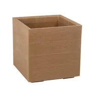 Lesen cvetlični lonec KARO 400x400mm naravni les 80702