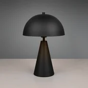 Trio Lighting Namizna svetilka Alfie, mat črna, kovina, E27 - Dnevna soba/jedilnica - črna mat barva