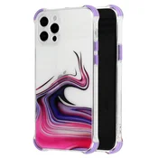 Silikonski ovitek SHOCK Abstract za Xiaomi Mi 11i/Poco F3 - vijola