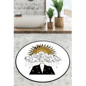 Lessentiel Maison Kupatilski otirac Afitab Circle Djt, 120cm, Beli