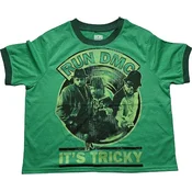 Run DMC Its Tricky Record Vintage Green S Ženske Majica