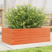Vrtna sadilica voštano smeda 70 x 40 x 23 cm masivna borovina