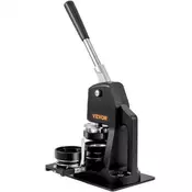 VEVOR Stroj za izdelavo gumbov BJS-32/58-BK-001 20x95x50 cm Več velikosti