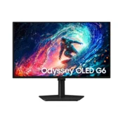 SAMSUNG Gaming monitor Odyssey G6 OLED, 240 Hz, 27, QHD (2560x1440), 16:9, 200 cd/m2, 0,03 ms, DisplayPort/HDMI, LS27HG612SUXEN