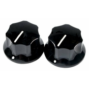 Fender Pure Vintage 1965 Jaguar Suknjaed Knobs Black 2 Pack