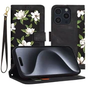 Etui Techsuit FlipCraft za iPhone 15 Pro - flowers of the dawn