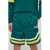 Kratke hlače Fila Lashio moške, zelena barva, FAM0651