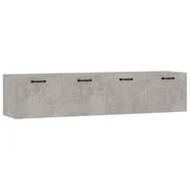 Zidni ormarici 2 kom boja siva betona 60x36,5x35 cm drveni
