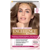 Barva za lase Loreal Excellence Creme - 7.1 pepelnato blond 192 ml