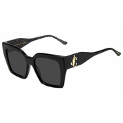 Jimmy Choo ELENI/G/S 1EI/IR ONE SIZE (53) Črna/Siva