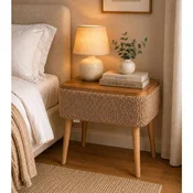 Hanah Home nocni ormaric Nova, braon