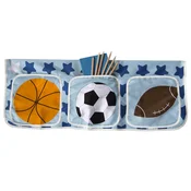 Homestyle4U Pograd, 90x200 cm, 207,5x228x219,5 cm, modra