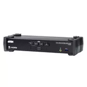 ATEN Aten 4-Port USB3.0 4K HDMI Dual Display KVMP Switch (CS1824-AT-G)