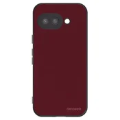 Silikonski črni ovitek za Google Pixel 9a - Burgundy red
