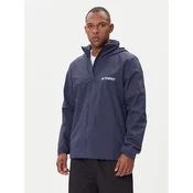 adidas Vodootporna jakna Multi Essentials 2L Rain JY0477 Tamnoplava Regular Fit