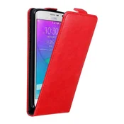 Cadorabo Cadorabo Ohišje, združljivo z Samsung Galaxy NOTE EDGE v rdeče jabolko - Zaščitni ovitek v obliki flipa z magnetnim zapiranjem, (20562783)