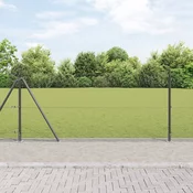 Zavareno žicano ogradno mreža s betonskom podlogom 100 x 1 m