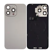 Steklo zadnjega ohišja za iPhone 15 Pro Max, Natural Titanium, Pulled A