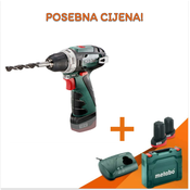 METABO Bušilica-odvijač aku SET PowerMaxx BS Basic 12V