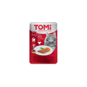 TOMI Sos za macke Grain Free - Govedina u želeu od šargarepe 100g