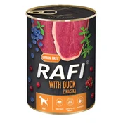 shumee Rafi mokra hrana za pse z raco, borovnicami in brusnicami 400 g