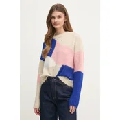 Pulover s primesjo volne Pepe Jeans NORA ženski, bež barva, PL702238