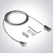 BIJELI OVJESNI KIT ZA MINI/MIDI ŠINE DM42001A/DM42002A/DM42001B/DM42002B 3 METRA DM42026A/W