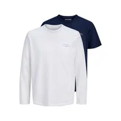 Jack & Jones Junior Majica College modra/bela