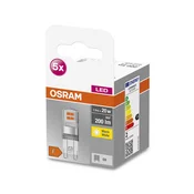 OSRAM Base PIN LED-vtičnica G9 1,9 W 2.700 K, 5 kosov - Plastika