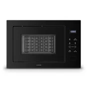 Klarstein Velaire vgradna mikrovalovna pečica z žarom | žar 1200 W | mikrovalovna pečica 850 W | 60 cm