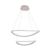 LED luster na sajli CASHMERE LED/75W/230V precnik 59,5 beli