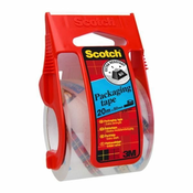 Scotch Pakirni trak z ročnim dozirnikom - prozoren, 48 mm x 20 m, zelo trpežen, 1 kos