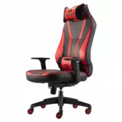 REDRAGON gejmerska stolica METIS C102-BR (Crvena/Crna) do 150 kg, Eko koža