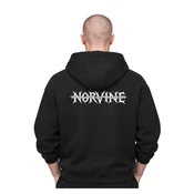 Norvine Majica Norvine Y2K Tribal Retro Style Hoodie črna