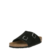 Natikači iz semiša Birkenstock črna barva