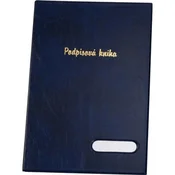 Karton P+P Karton P+P Signature book, A4, modra - Xepter