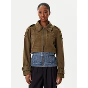 Desigual Prehodna jakna  modra / zelena