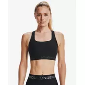 Under Armour UA Crossback Mid Bra-BLK, UA Crossback Mid Bra-BLK | 1361034-001 | XS