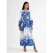MSN Collection Obleka Maxi nočno modra