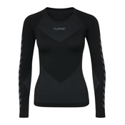 Hummel Tehnicka sportska majica, crna / bazalt siva