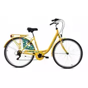 CAPRIOLO Ženski bicikl Diana city 28/6HT žuto 18 (923753-18)