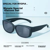 Caxman Unisex naocare za sunce, Crne