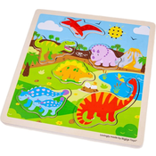 Bigjigs Toys Sestavljanka z zvokom Dinozavri