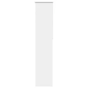 Vidaxl Rolo zatemnjena bela 50x230cm tkanina širina 45,7cm poliester